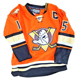 Anaheim Ducks Ryan Getzlaf #15 Alternate Orange Jersey Size Adult 48 CCM Reebok